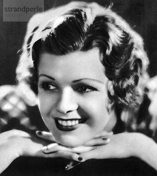 Billie Seward  amerikanische Schauspielerin  1934-1935. Künstlerin: Unbekannt