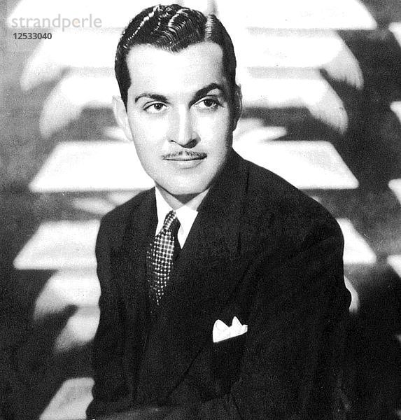 Kent Taylor  amerikanischer Schauspieler  1934-1935. Künstler: Unbekannt