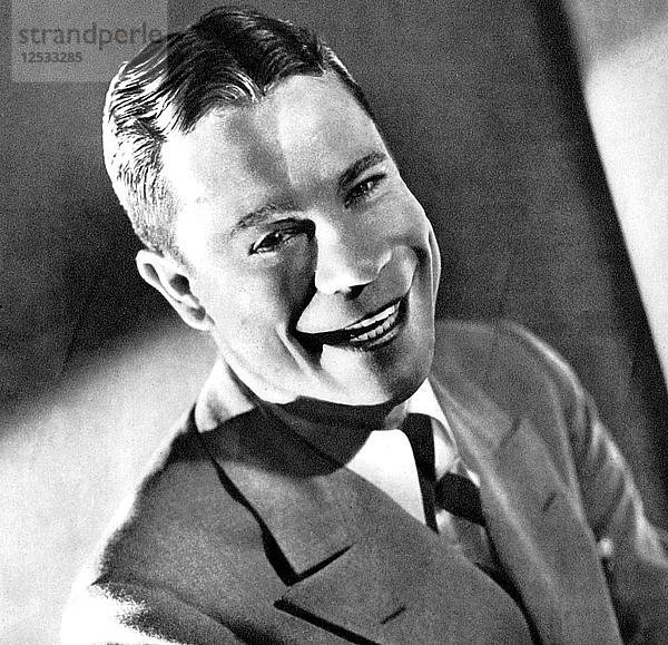 Joe E. Brown  amerikanischer Schauspieler und Komödiant  1934-1935. Künstler: Unbekannt
