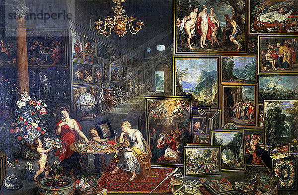 Allegorie des Sehens und Riechens  um 1590-1625. Künstler: Jan Brueghel der Ältere