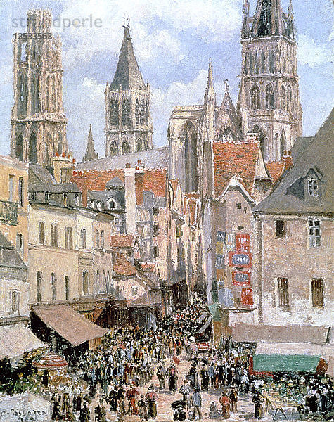 Levine und Walk Rouen  1898. Künstler: Camille Pissarro