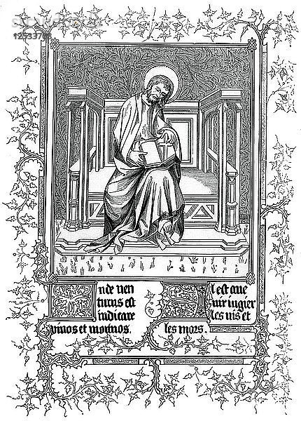 Der Schmerzensmann oder Christus mit dem Kreuzzeichen  (1870). Künstler: Unbekannt