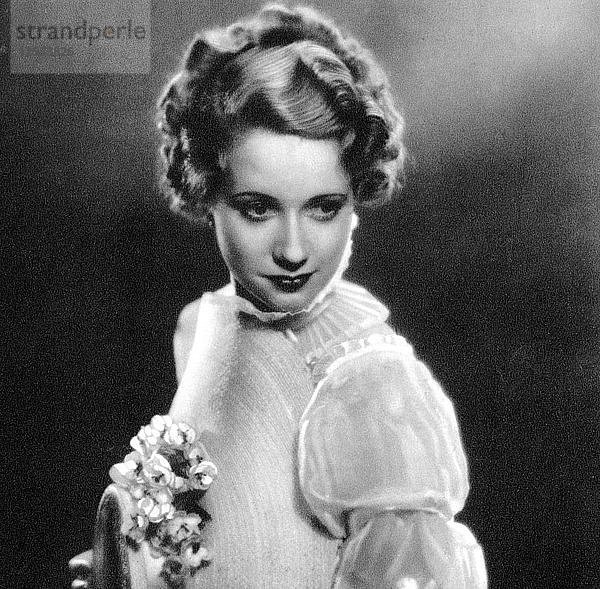 Jane Baxter  britische Schauspielerin  1934-1935. Künstlerin: Unbekannt