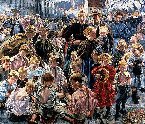 Das Zeitalter des Arbeiters  1896. Künstler: Leon Frederic