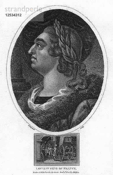 Ludwig XV.  König von Frankreich  (1805)  Künstler: J Chapman