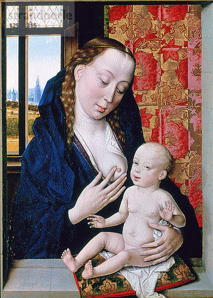 Maria mit Kind  um 1465. Künstler: Dieric Bouts