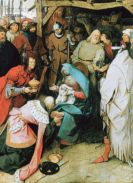 Die Anbetung der Könige  1564. Künstler: Pieter Bruegel der Ältere