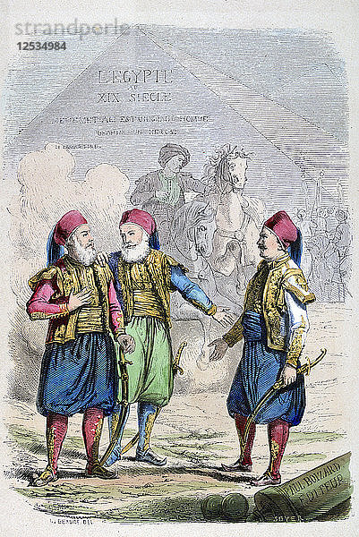 Ein Druck aus Ägypten im 19. Jahrhundert  1847. Künstler: Jean Adolphe Beauce