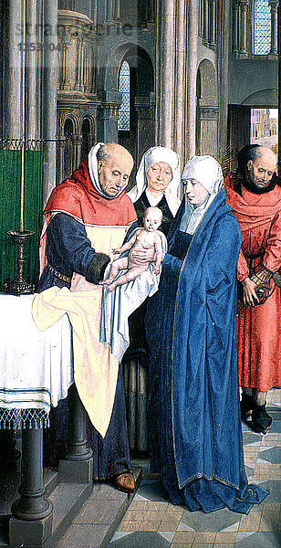 Triptychon von Jan Florain  Detail  1479. Künstler: Hans Memling