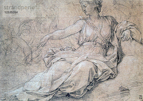 Juno und Karthago  ca. 1636-1655. Künstler: Eustache Le Sueur