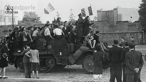 Befreiung von Paris  August 1944. Künstler: Unbekannt