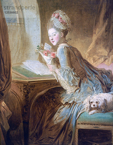 Der Liebesbrief  um 1770. Künstler: Jean-Honore Fragonard