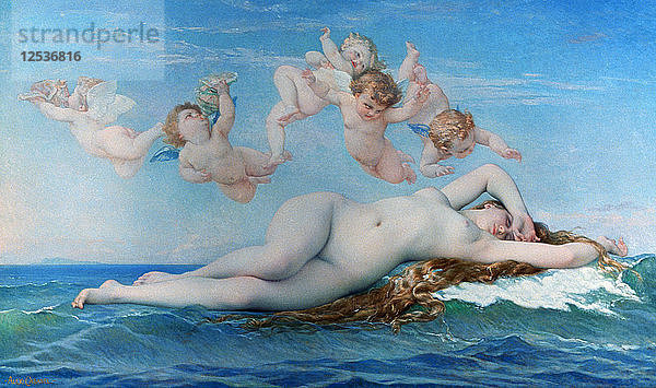 Geburt der Venus  1863. Künstler: Alexandre Cabanel