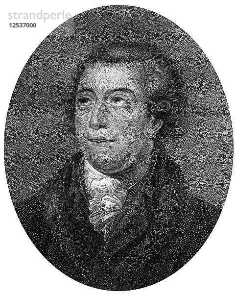 Antoine Laurent de Lavoisier  französischer Wissenschaftler des 18. Jahrhunderts  (1812) Künstler: J Chapman