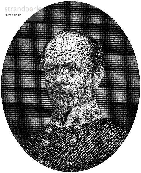 Joseph Eggleston Johnston  konföderierter General  1862-1867.Künstler: J Rogers