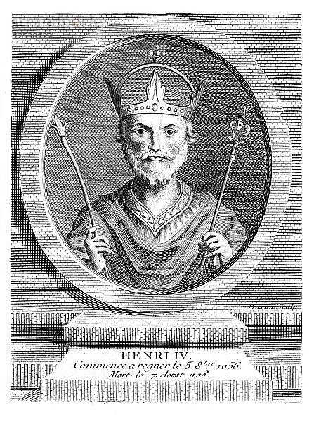 Heinrich IV.  Kaiser des Heiligen Römischen Reiches. Künstler: Unbekannt
