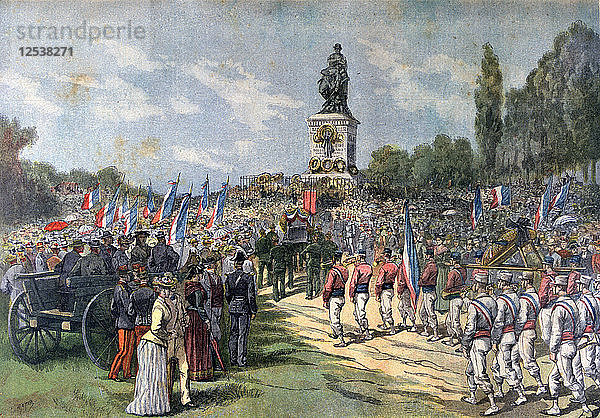 Jahrestag der Schlacht von Mars-la-Tour  16. August 1870  (1892). Künstler: Henri Meyer