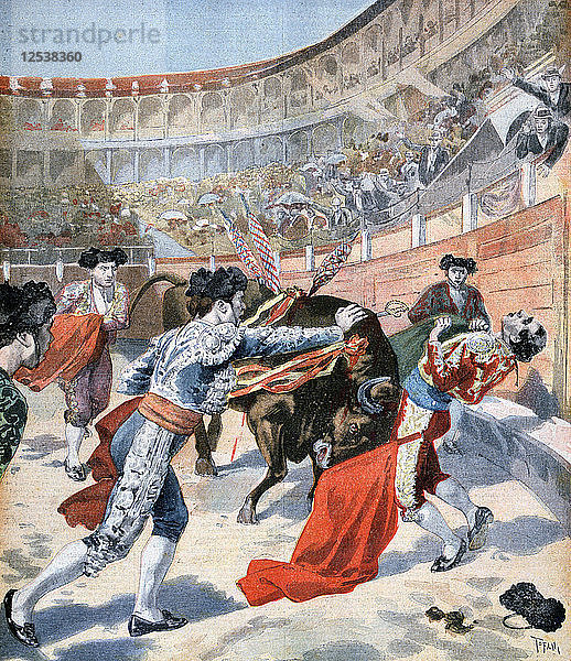 Stierkampf in Madrid  Spanien  1894. Künstler: Unbekannt
