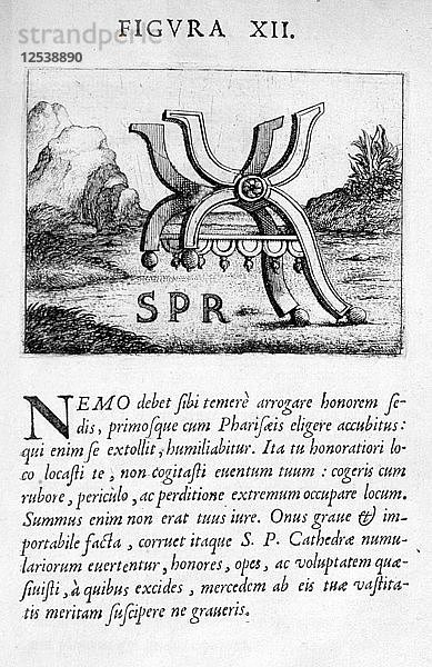 Prophezeiungsfigur XII aus Prognosticatio Eximii Doctoris Paracelsi  1536. Künstler: Theophrastus Bombastus von Hohenheim Paracelsus