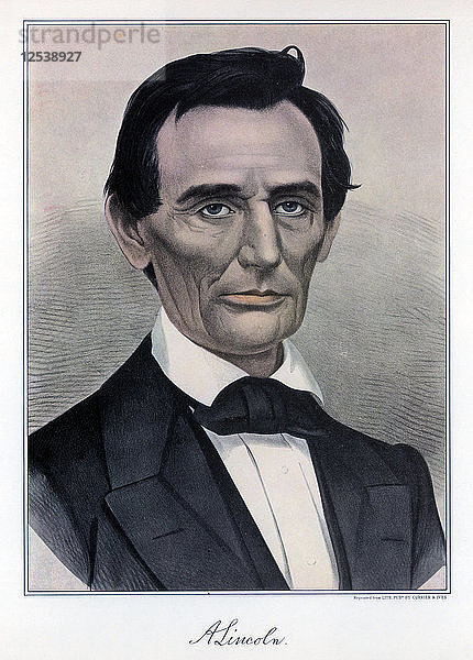 Abraham Lincoln  sechzehnter Präsident der Vereinigten Staaten  19: Currier und Ives