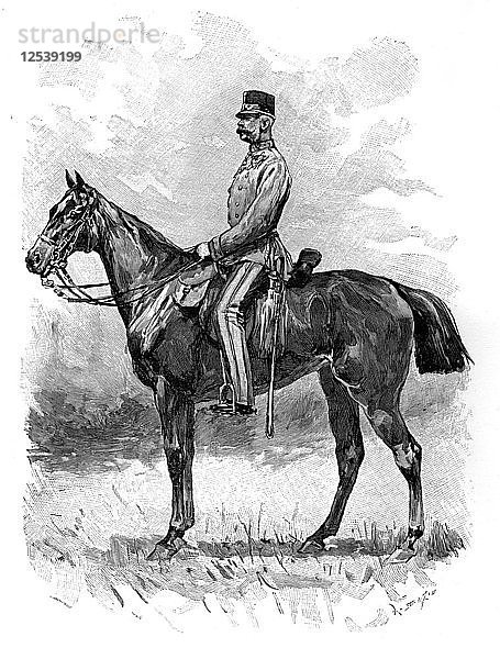 Kaiser Franz Josef von Österreich  1892. Künstler: Unbekannt