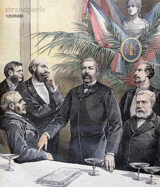 Ernest Constans und die französische Republik  Toulouse  1893. Künstler: Henri Meyer