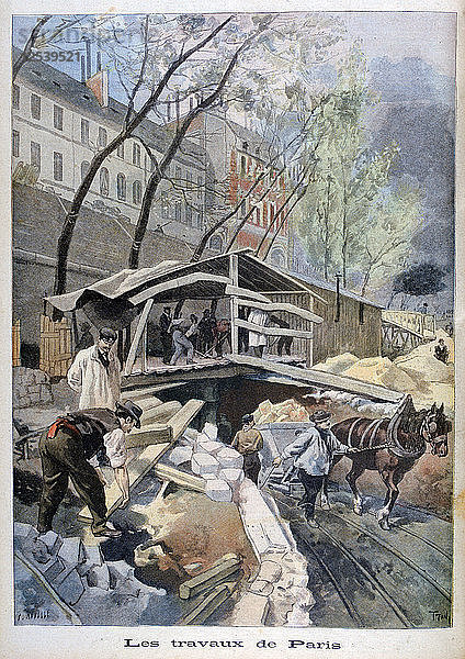 Arbeit in Paris  1899. Künstler: F. Meaulle