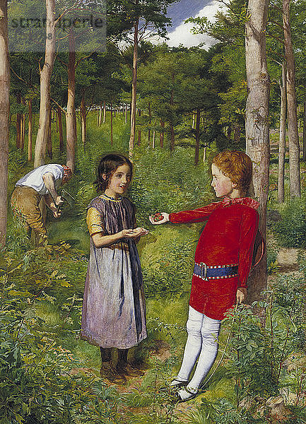 Die Tochter der Woodmans  1851. Künstler: John Everett Millais