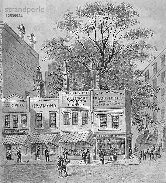 Geschäfte in der Cheapside  City of London  1870. Künstler: Anon