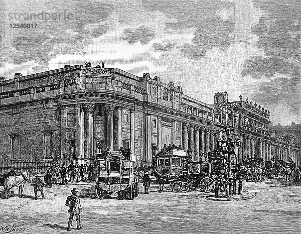 Die Bank von England  London  1900 Künstler: William Henry James Boot