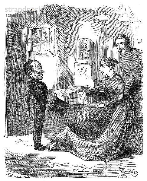 Die rivalisierenden Seiten  um 1840  (1900). Künstler: Unbekannt