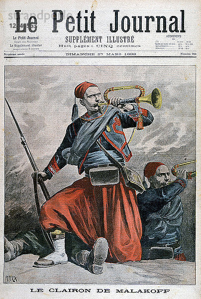 Die Signalhörner von Malakoff  1898. Künstler: Henri Meyer