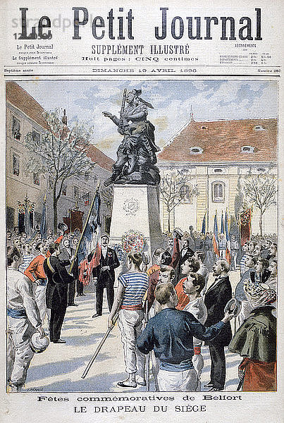 Gedenken an die Belagerung von Belfort  1896. Künstler: F. Meaulle