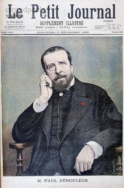 Paul Déroulède  französischer Schriftsteller und Politiker  1895. Künstler: Unbekannt