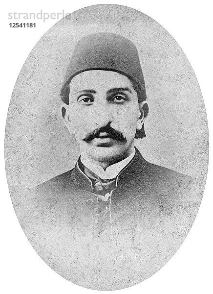 Der Sultan der Türkei  um 1880  Künstler: London Stereoscopic & Photographic Co