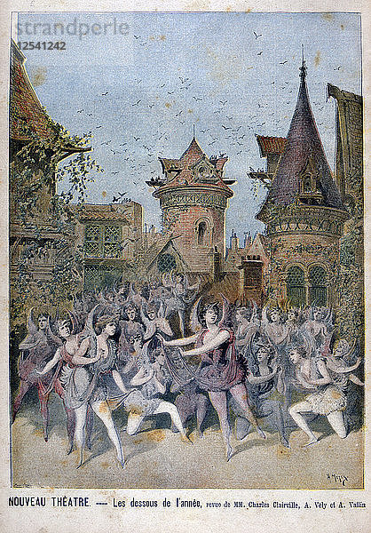 Les Dessous de lAnnee  Revue im Theater Nouveau  1896. Künstler: Henri Meyer