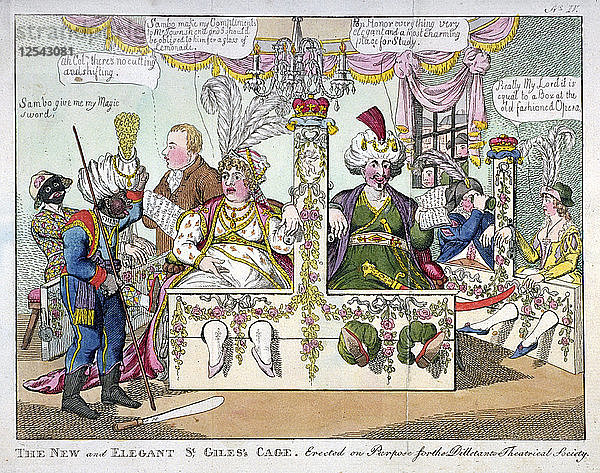 Der neue und elegante St. Giless-Käfig...  1802. Künstler: Williams