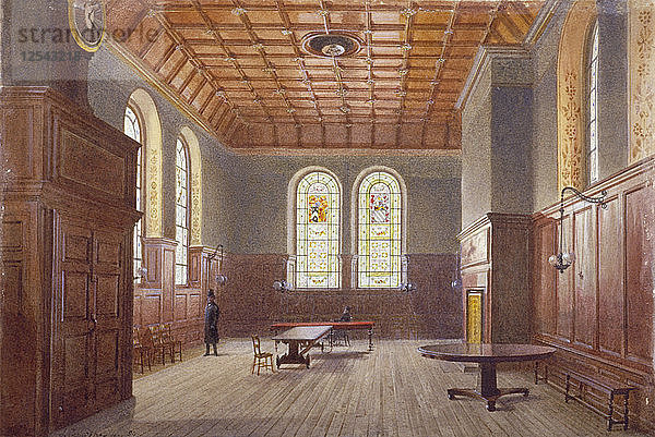 Saal des Clements Inn  London  1884. Künstler: John Crowther