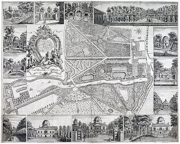 Karte von Chiswick im Londoner Stadtbezirk Hounslow  1736. Künstler: John Rocque