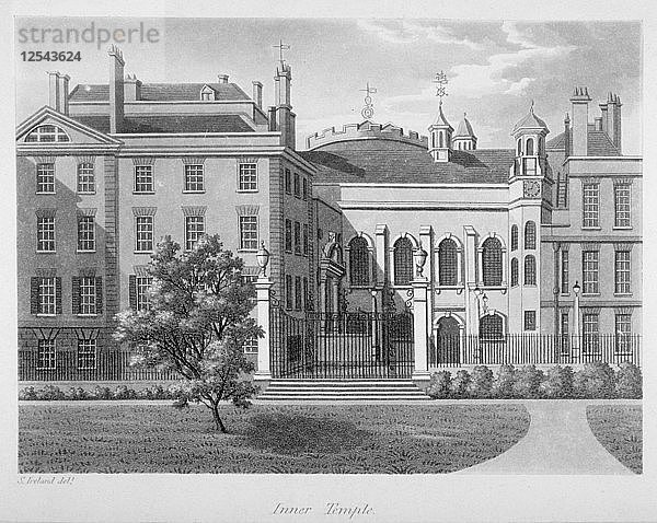 Ansicht des Inneren Tempels  City of London  1800. Künstler: Anon