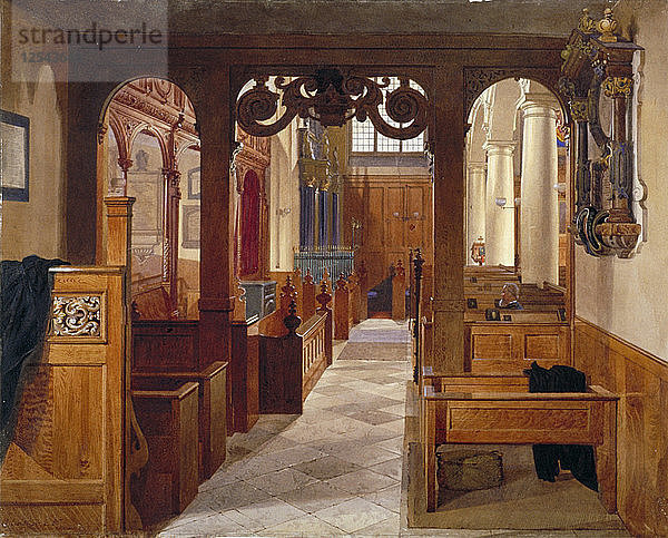 Innenraum der Charterhouse-Kapelle  London  1885. Künstler: John Crowther