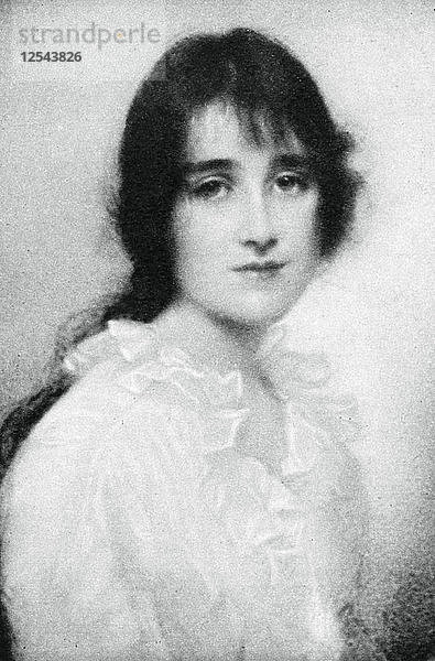 Lady Elizabeth Bowes-Lyon im Alter von siebzehn Jahren  um 1917  (1937). Künstler: Unbekannt