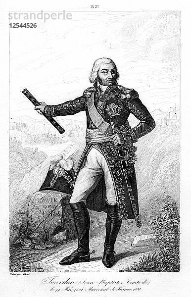 Jean-Baptiste Jourdan (1762-1833)  Marschall von Frankreich  1839.Künstler: Legris