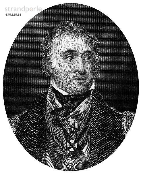 Admiral Sir Charles Napier (1786-1860)  britischer Marineoffizier  1837. Künstler: Unbekannt
