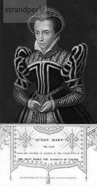 Königin Maria I. von England  (1836)  Künstler: Henry Thomas Ryall