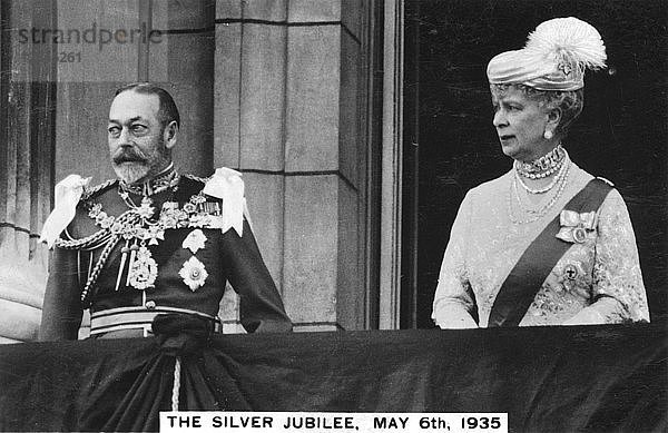 Silbernes Thronjubiläum von König Georg V.  London  6. Mai 1935. Künstler: Unbekannt