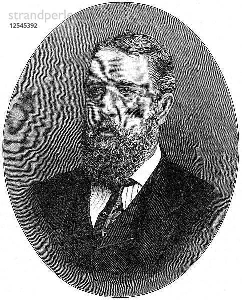Spencer Compton Cavendish  Marquis von Hartington  britischer liberaler Staatsmann  1900  Künstler: Russell & Söhne