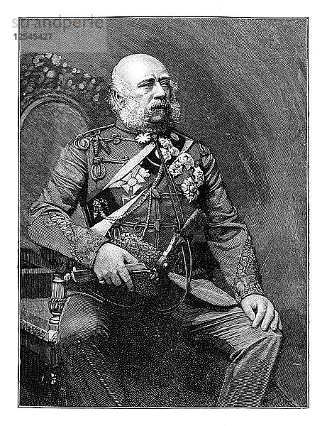 George  Duke of Cambridge  britischer Soldat  1888. Künstler: Unbekannt