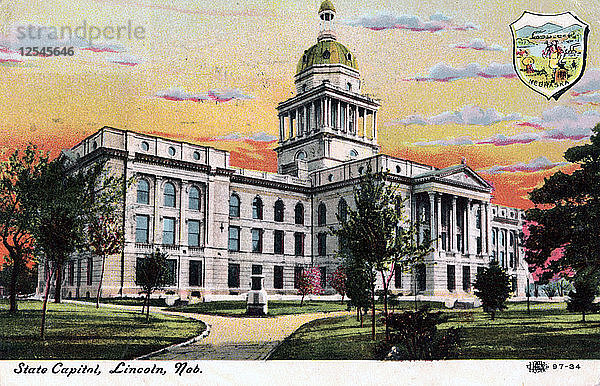 Landeshauptstadt  Lincoln  Nebraska  1919. Künstler: Unbekannt
