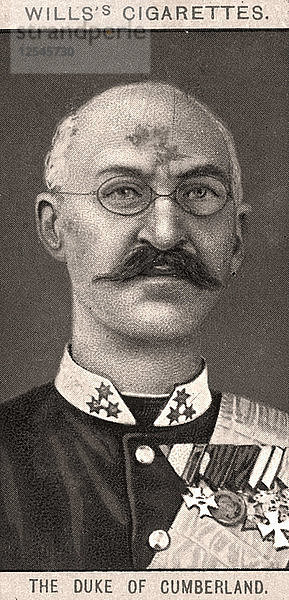 Der Herzog von Cumberland  1908.Künstler: WD & HO Wills